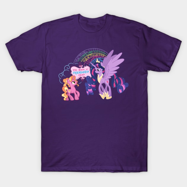 My Little Pony Finale Twilight & Luster Dawn T-Shirt by SketchedCrow